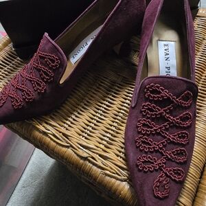 DEADSTOCK True Vintage Evan Picone Burgundy Heels